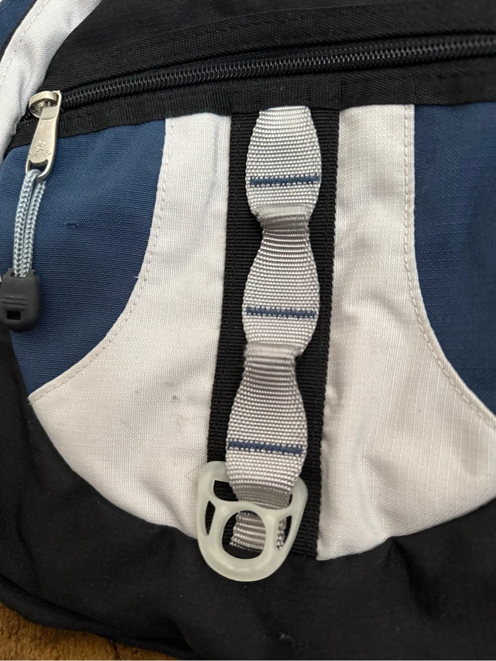 Y2k Vintage Surfwear Avanti Mini Backpack Bag Blue White 90s Boho Hippie Beach